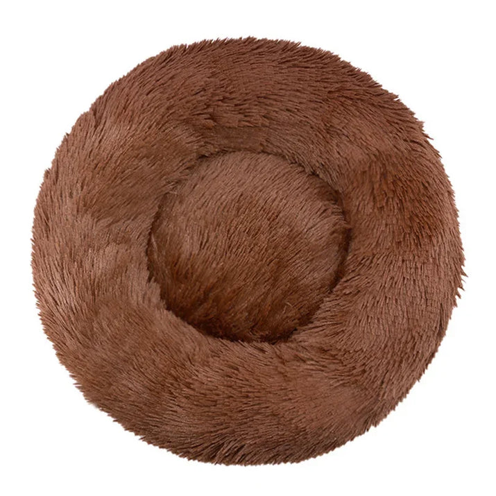 40-90Cm round Pet Bed for Large Dog Bed Super Soft Cat Bed Long Plush Dog House for Medium Dog House Winter Warm Sleeping